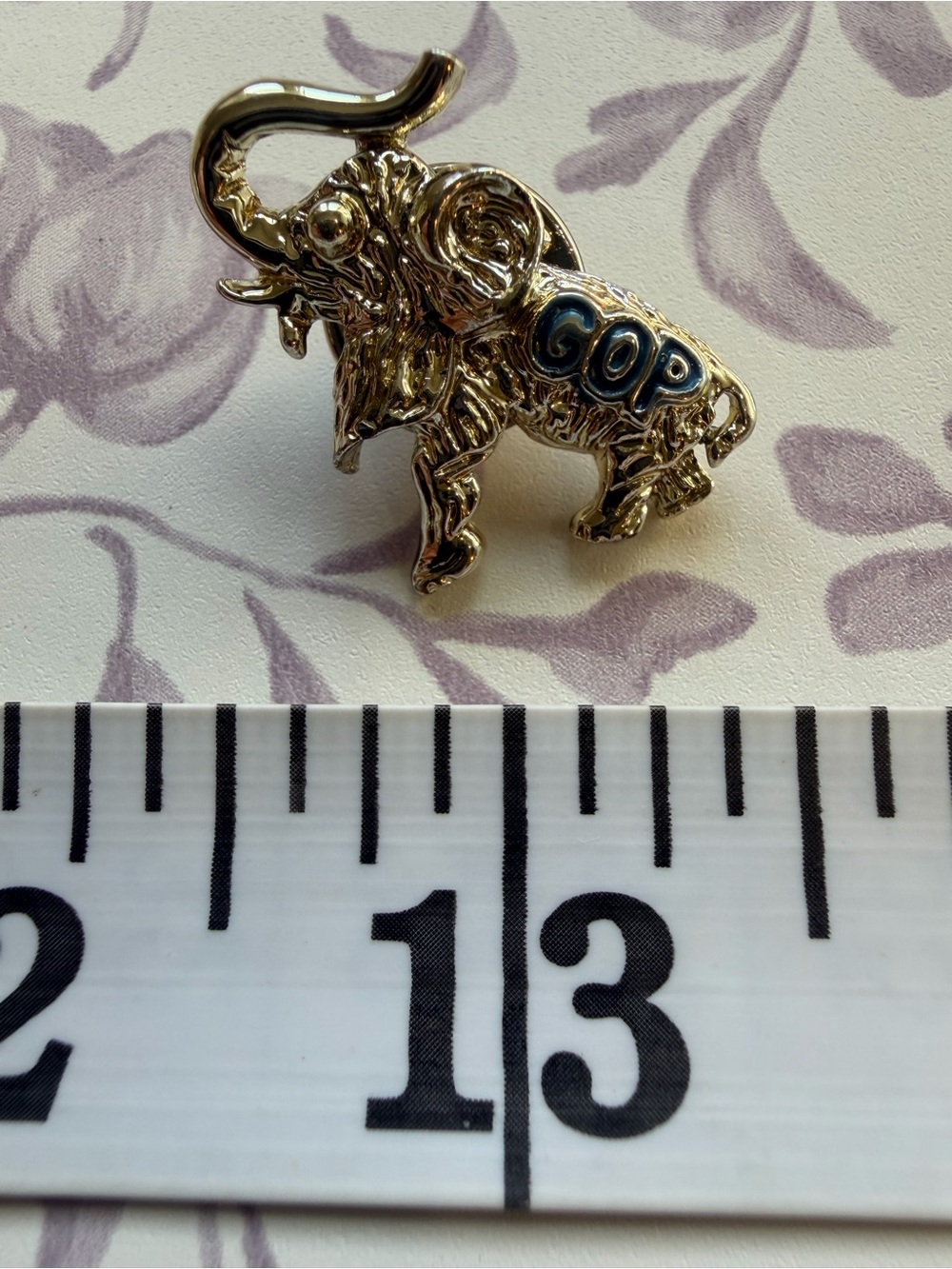 GOP Elephant Pin